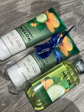 Bath & Body Works Cucumber Melon Body Wash & Cream
